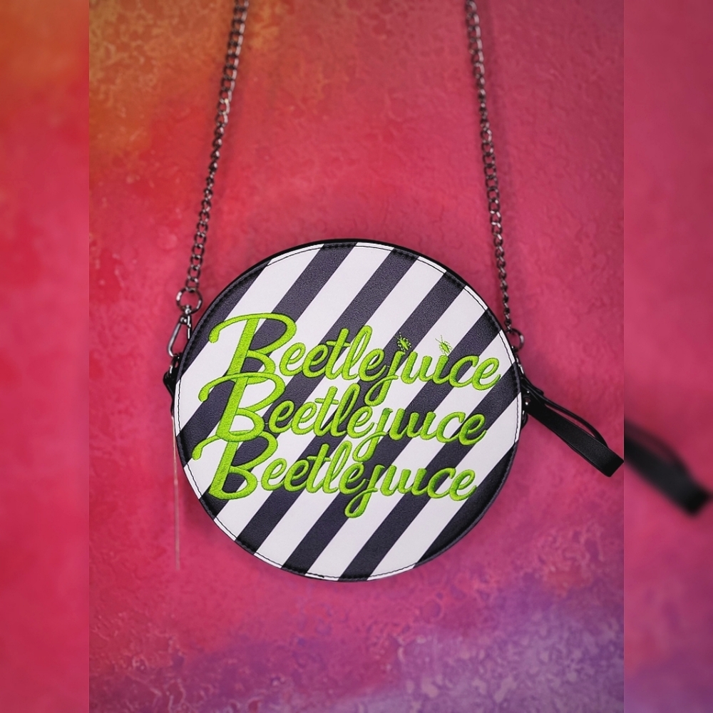 Unique Vintage Beetlejuice Crossbody Purse